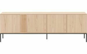 Afbeelding van een Goossens Dressoir Viola, 4 deuren staand