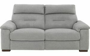 Afbeelding van een Goossens Bank Boris grijs, stof, 2,5-zits,