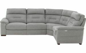 Afbeelding van een Goossens Bank Boris grijs, stof,