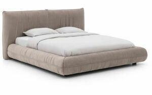 Afbeelding van een Goossens Gestoffeerd Bedframe Milano, 160 x 220 cm