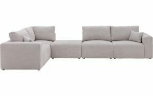 Afbeelding van een Goossens Bank Mika grijs, stof,