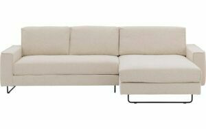 Afbeelding van een Goossens Bank Jorney beige, stof, 2,5-zits, elegant chic