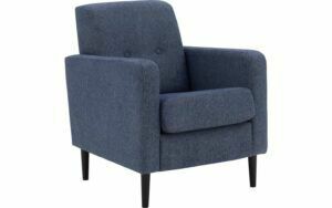 Afbeelding van een Goossens Fauteuil Hipp, Fauteuil 2 knopen in de rug