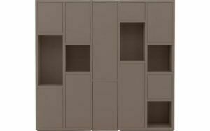 Afbeelding van een Goossens Wandmeubel Granada, 10 deuren 5 open vakken