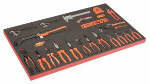 Afbeelding van een Bahco Foaminlay Fit&Go 40" met tangen | sleutels en meetgereedschap - 32-delig - FF1B05LM