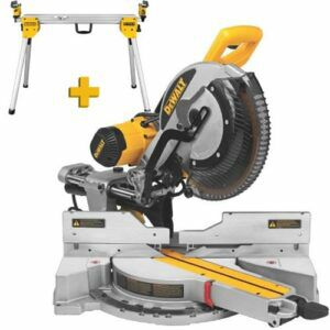 Afbeelding van een DeWalt DWS780SET afkort- en verstekzaag | + onderstel DE7033 - DWS780SET