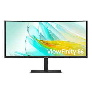 Afbeelding van een Samsung Viewfinity S6 Ls34c652uauxen - 34 Inch 3440 X 1440 (ultrawide Quad Hd) Va-paneel In Hoogte Verstelbaar