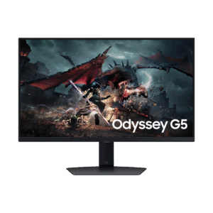 Afbeelding van een Samsung Odyssey G5 Ls27dg502euxen - 27 Inch 2560 X 1440 (quad Hd) 1 Ms 180 Hz