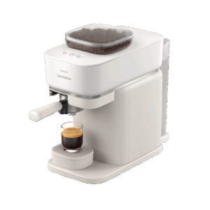 Afbeelding van een Philips Bar300/00 Baristina Semi-automatische Espressomachine Wit