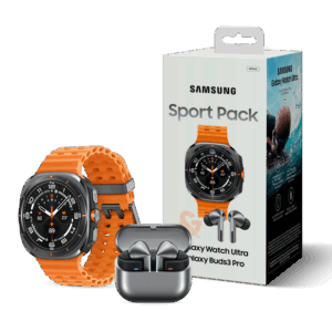Afbeelding van een Samsung Sport Pack Galaxy Watch Ultra & Buds3 Pro Zilver