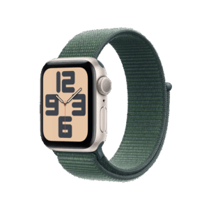Afbeelding van een Apple Watch Se GPs 40mm Lake Green Sport Loop Smartwatch Starlight Aluminium