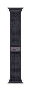 Afbeelding van een Apple 46mm Nike Sport Loop Smartwatch-band Zwart/blauw