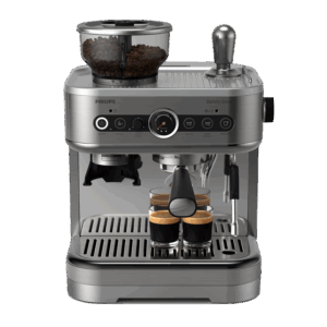Afbeelding van een Philips Barista Brew PSa3228/01 Semi-automatische Espressomachine Zilver