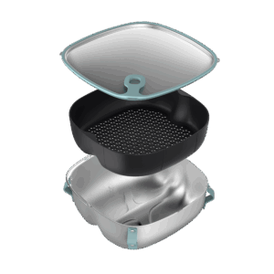 Afbeelding van een Philips Hd9960/00 2-in-1 Kook- En Roerbakset