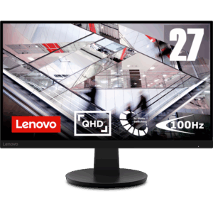Afbeelding van een Lenovo Monitor N27q - 27 Inch 2560 X 1440 (qhd) Ips-paneel