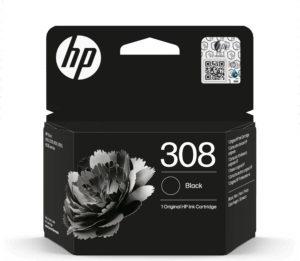 Afbeelding van een HP 308 Inktcartrdige Zwart