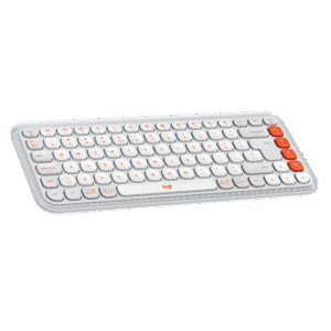 Afbeelding van een Logitech Pop Icon Keys Draadloos Toetsenbord Wit