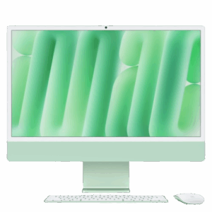 Afbeelding van een Apple Imac 24-inch Groen (m4) - 10-core Cpu GPu 24gb 512gb All-in-one-pc