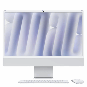 Afbeelding van een Apple Imac 24-inch Zilver (m4) - 8-core Cpu GPu 16gb 256gb All-in-one-pc