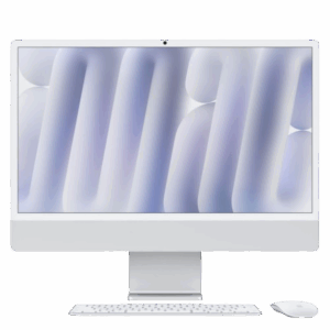 Afbeelding van een Apple Imac 24-inch Zilver (m4) - 10-core Cpu GPu 16gb 256gb All-in-one-pc