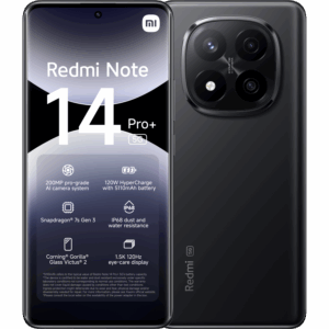 Afbeelding van een Xiaomi Redmi Note 14 Pro+ - 5g 256gb Midnight Zwart 256 Gb