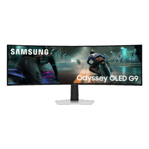 Afbeelding van een Samsung Odyssey Oled G9 Ls49dg912suxen - 49 Inch 5120 X 1440 (dqhd) 0.03 Ms 144 Hz