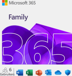 Afbeelding van een Microsoft 365 Family - Jaarabonnement Download