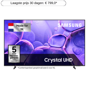 Afbeelding van een Samsung 75" Crystal Uhd U8000f (2025)