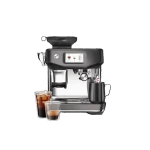 Afbeelding van een Sage The Barista Touch Impress Cold Pistonmachine Black Stainless Steel