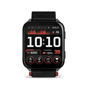 Afbeelding van een Garmin Venu X1 Saffierglas Smartwatch Titanium Zwart