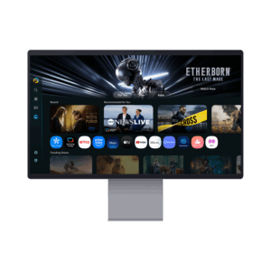 Afbeelding van een Samsung Smart Monitor M9 Ls32fm902suxen - 32 Inch 3840 X 2160 (ultra Hd) Oled-paneel In Hoogte Verstelbaar