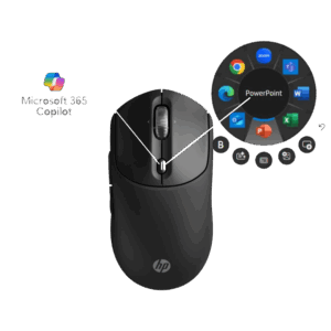 Afbeelding van een HP 700 Oplaadbare Draadloze Muis Zwart