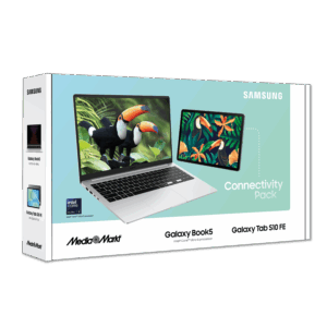 Afbeelding van een Samsung Galaxy Book5 Np750xhd-kb4nl + Tab S10 Fe - 15.6 Inch Core™ Ultra 5 225u 16 Gb 512 Iris® Graphics