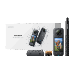 Afbeelding van een Insta360 Starters Bundle 360-graden-camera Black