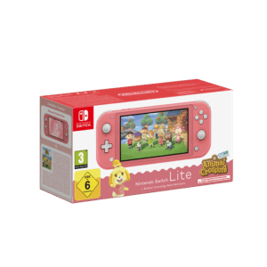 Afbeelding van een Nintendo Switch Lite + Animal Crossing: New Horizons Coral 32 Gb