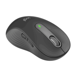 Afbeelding van een Logitech M650 L Draadloze Muis Grijs Links