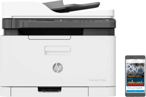 Afbeelding van een HP Color Laser Mfp 179fnw - Printen Kopiëren En Scannen Kleur