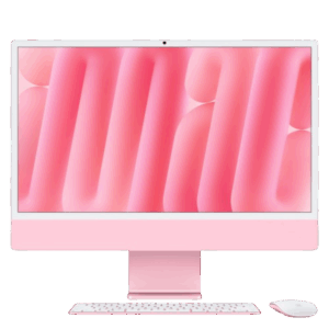 Afbeelding van een Apple Imac 24-inch Roze (m4) - 8-core Cpu GPu 16gb 256gb All-in-one-pc