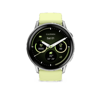 Afbeelding van een Garmin Venu 4 45mm Zilver/citroen Smartwatch Citroen