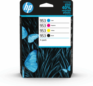 Afbeelding van een HP 953 4-pack Zwart/kleur