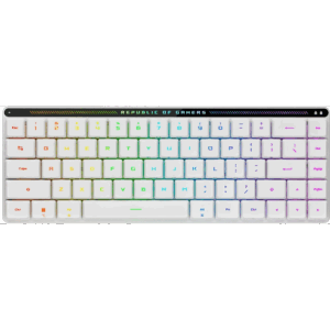 Afbeelding van een Asus Rog Falchion Bedraad En Draadloos Gamingtoetsenbord Wit