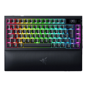 Afbeelding van een Razer Blackwidow V4 Pro 75% Intl. Us Layout (iso) Hot Swappable Draadloos Gamingtoetsenbord Zwart