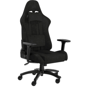 Afbeelding van een Corsair Tc100 Gamestoel – Comfortabel En Zacht Textiel - Zwart