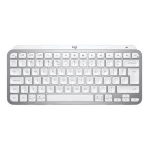 Afbeelding van een Logitech Mx Keys Mini Draadloos Verlicht Toetsenbord Lightgrijs Lichtgrijs