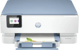 Afbeelding van een HP Envy Inspire 7221e - Instant Ink Printen Kopiëren En Scannen Inkt All-in-one-printer Blauw HP+ Geschikt