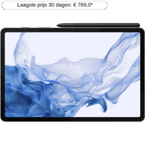 Afbeelding van een Samsung Galaxy Tab S8 128 Gb Wifi Zilver