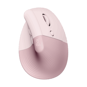 Afbeelding van een Logitech Lift Verticale Ergonomische Muis Roze
