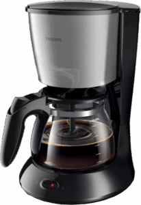 Afbeelding van een Philips Daily Collection Hd7462/20 - Koffiezetapparaat Inhoud Watertank: 12 L Type Kan: Glazen Kan Zwart