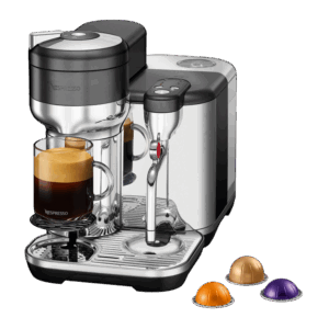 Afbeelding van een Sage Vertuo Creatista Black Stainless Steel