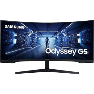 Afbeelding van een Samsung Odyssey G5 Lc34g55twwpxen - 34 Inch 3440 X 1440 (uw Quad Hd) 1 Ms 165 Hz